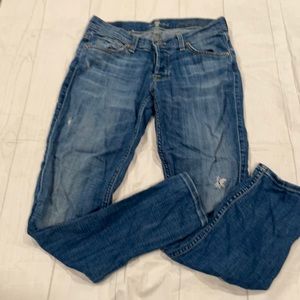 7 for all mankind EUC skinny boyfriend josefina jean low rise